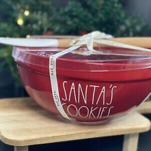 NWT Rae Dunn 'Santa's Cookie's Mixing Bowl Set